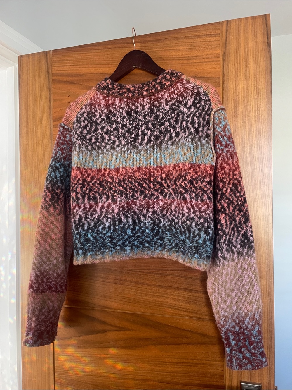 Acne Multicolor Striped Crewneck Sweater